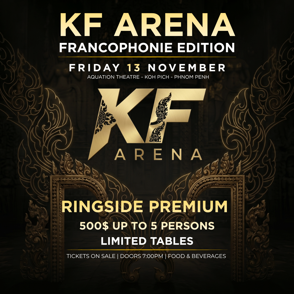 Premium Ringside Table - VIP Group Experience (Up to 5 Guests)