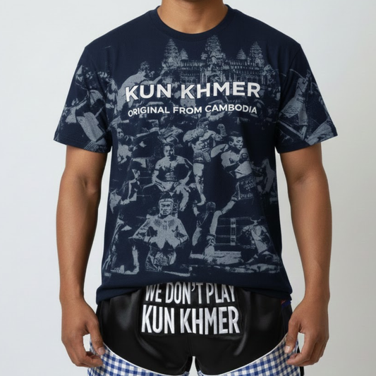 Heritage "Original Roots" Kun Khmer Tee - Blue