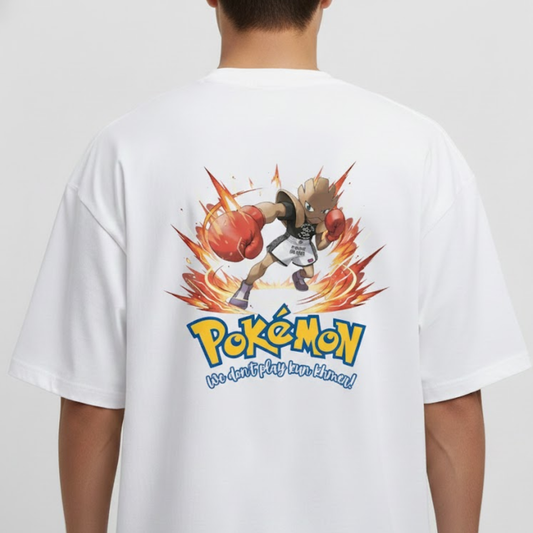 Oversize Anime Tee - Hitmonchan Flow