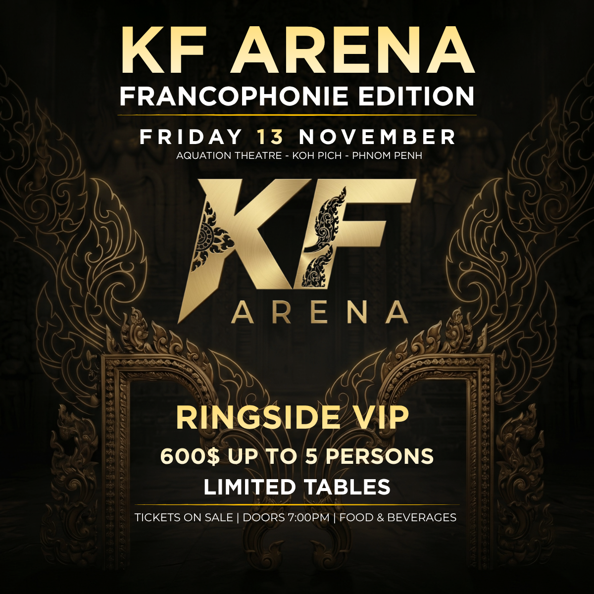 VIP Ringside Table - The Ultimate Frontline Experience (Up to 5 Guests)